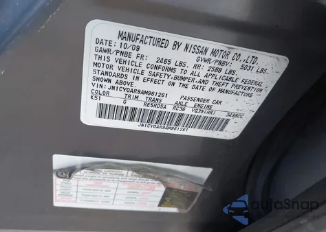 2010 Infiniti M35X from USA, damaged, VIN JN1CY0AR9AM961261